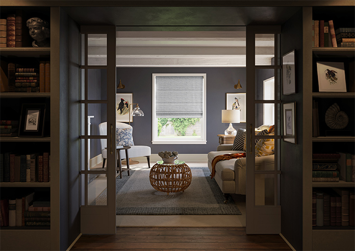 Mirdif, Shrike Grey - Twist&Fit Roman Blind - Image 8